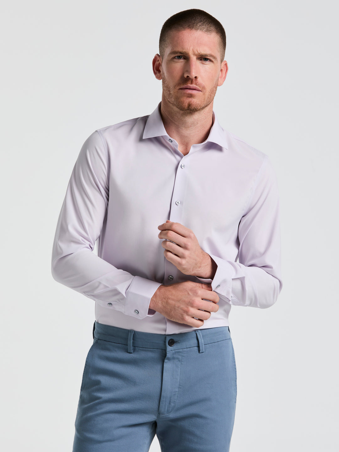 Perfect Tech Solid Shirt (Lavendar) 