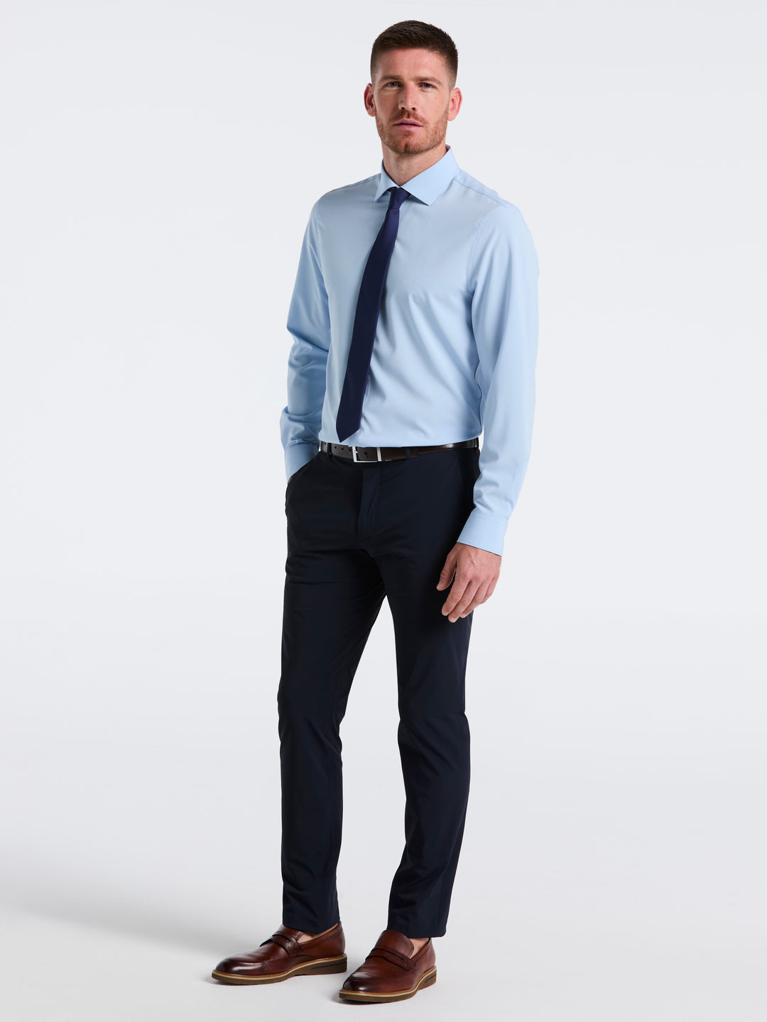 Perfect Tech Solid Shirt (Blue) 
