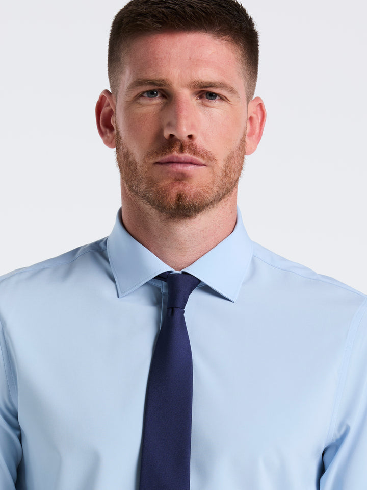 Perfect Tech Solid Shirt (Blue) 