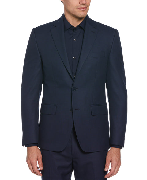 Classic Fit Sport Stretch Suit (Blue/Charcoal) 