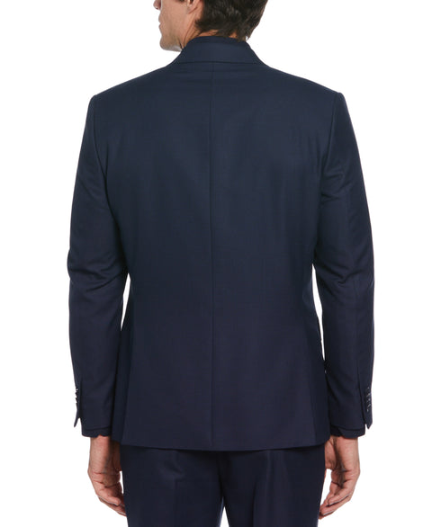 Classic Fit Sport Stretch Suit (Blue/Charcoal) 