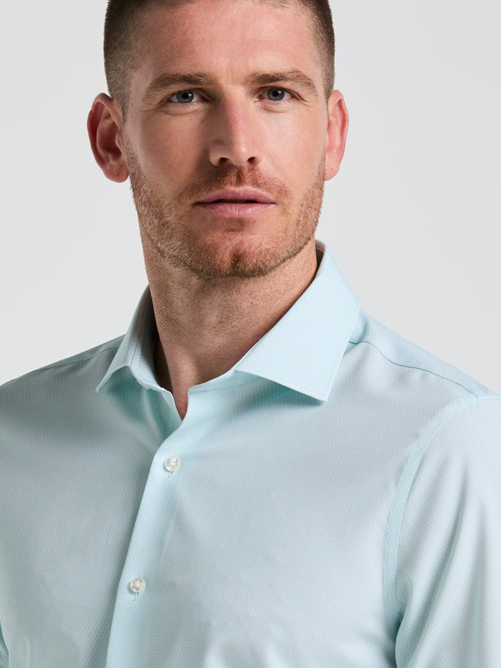 Perfect Tech Geo Print Shirt (Lime) 
