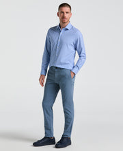 Perfect Tech Gingham Print Shirt (Blue) 