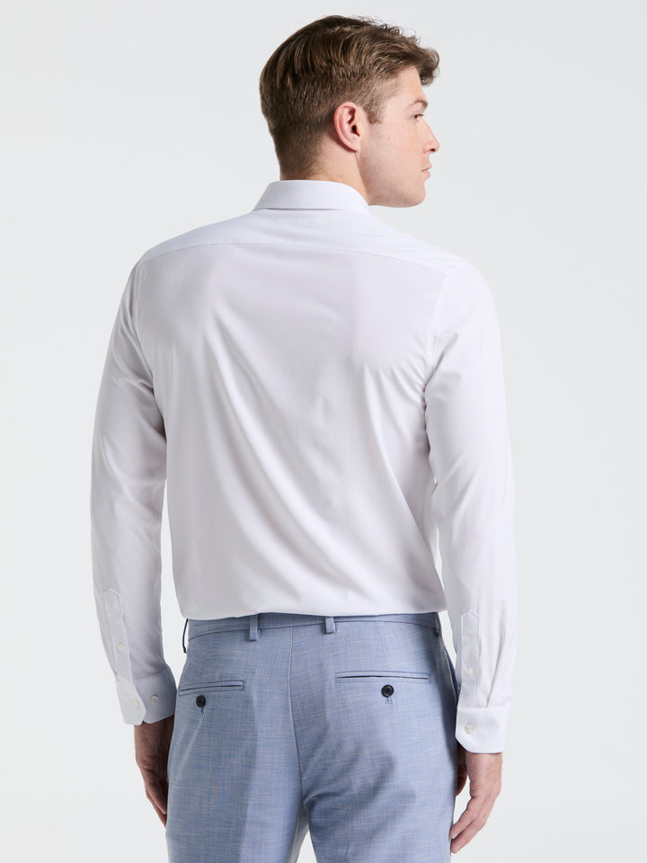 Perfect Tech Solid Shirt (White) 
