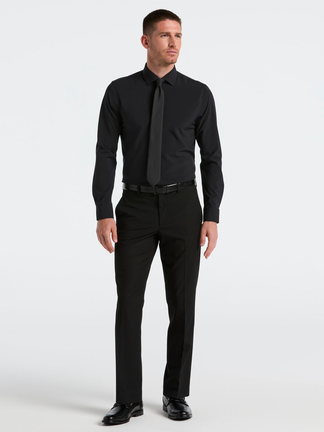 Perfect Tech Solid Shirt (Black) 