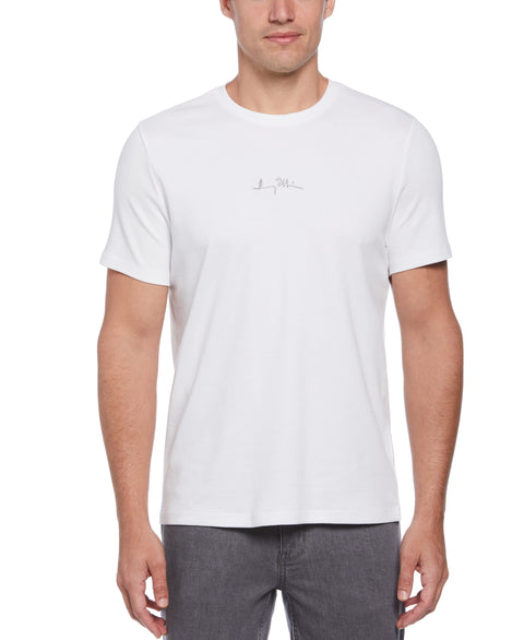 Perry Ellis Signature T-Shirt (Bright White) 