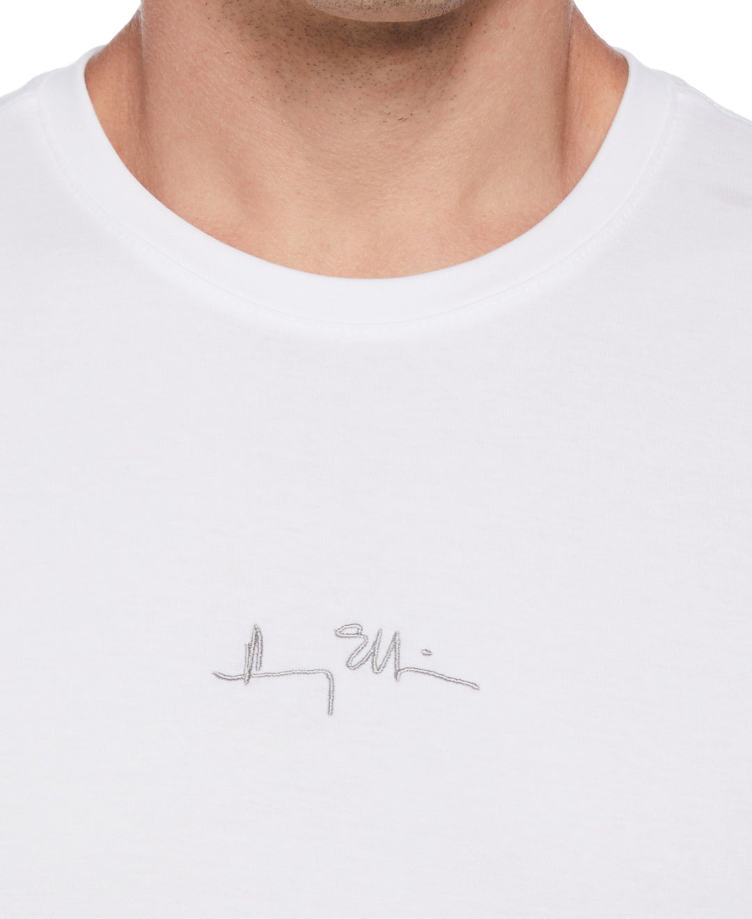 Perry Ellis Signature T-Shirt (Bright White) 