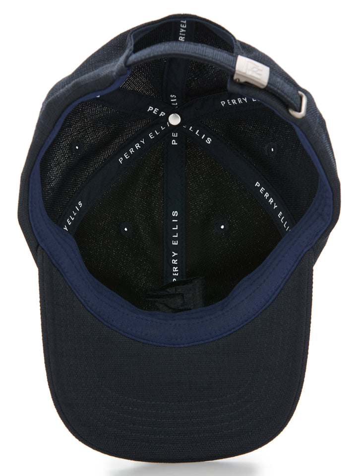 Perry Linen Cap (Dark Sapphire) 