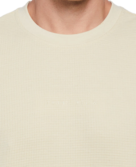 Logo Crew Tee (Oyster White) 
