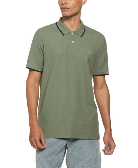 Pique Polo Shirt (Agave Green) 