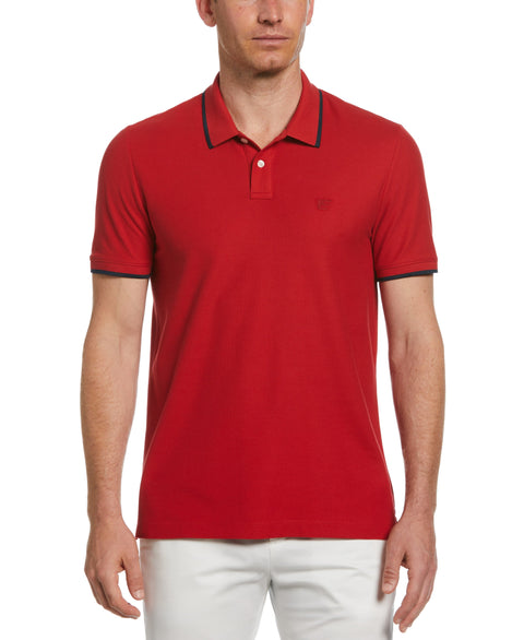 Pique Polo Shirt (Haute Red) 