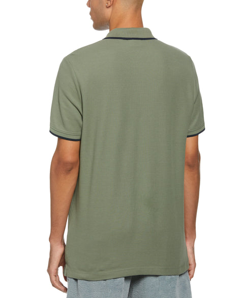 Pique Polo Shirt (Agave Green) 