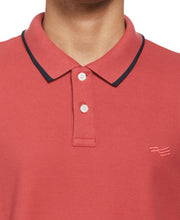 Pique Polo Shirt (Garnet Rose) 