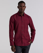 Plaid Tencel Shirt (Zinfandel) 