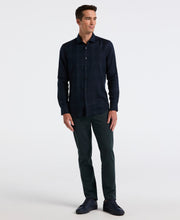 Plaid Tencel Shirt (Dark Sapphire) 