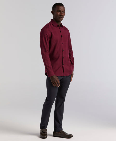 Plaid Tencel Shirt (Zinfandel) 