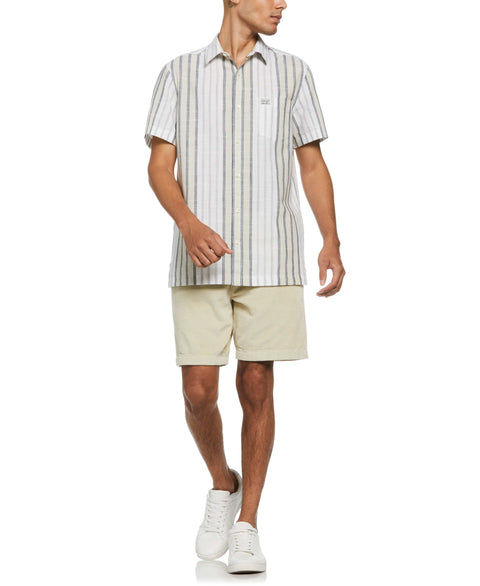 Plaid Striped Shirt (Pelican) 