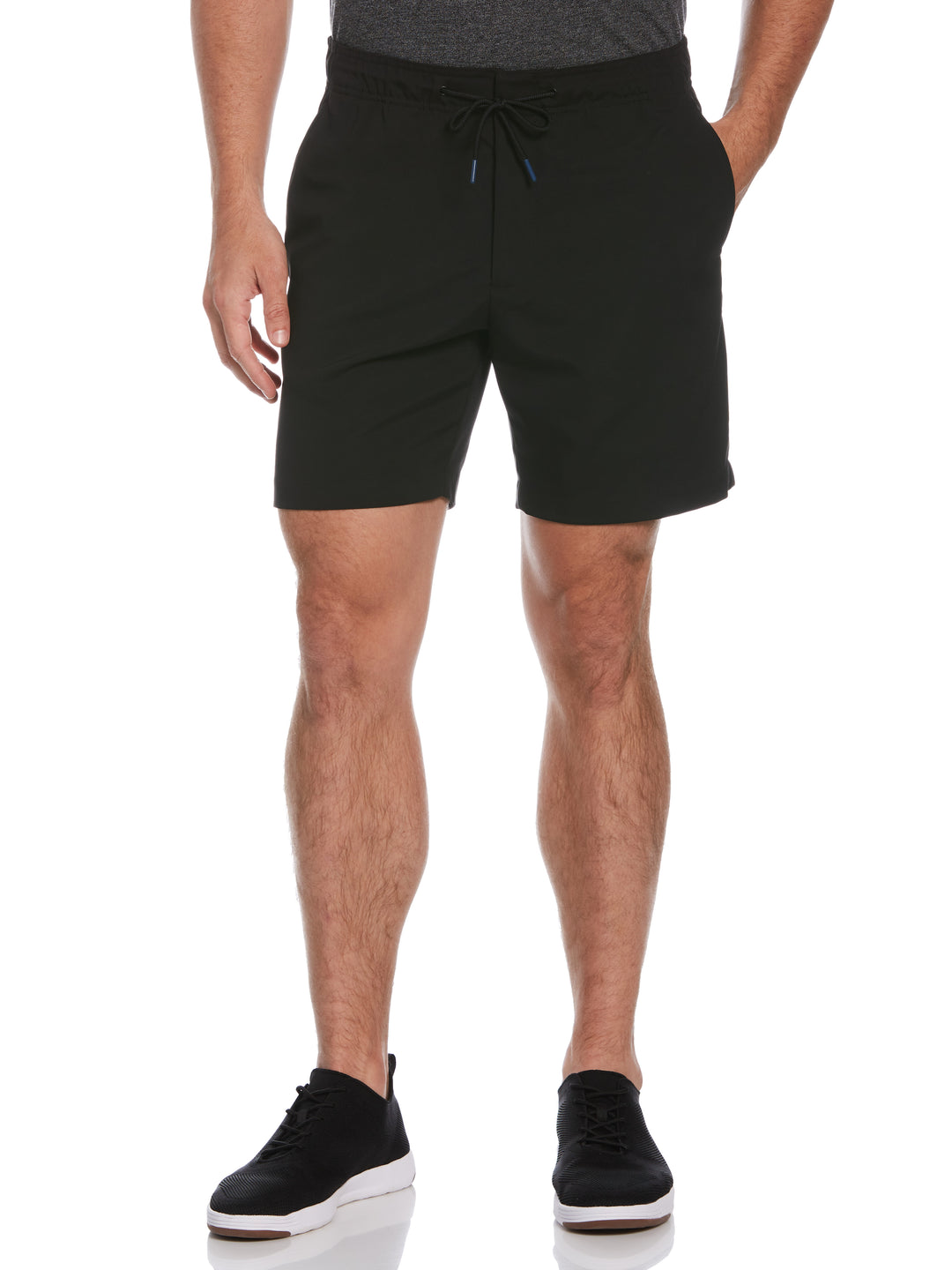 Ponte Knit Stretch Short (Black) 