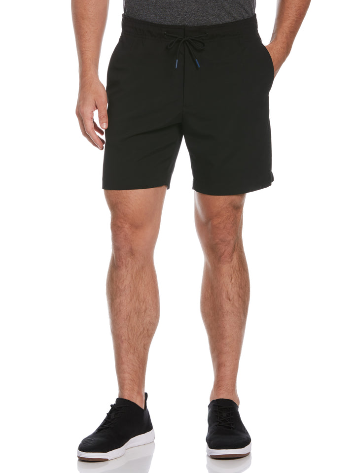 Ponte Knit Stretch Short (Black) 
