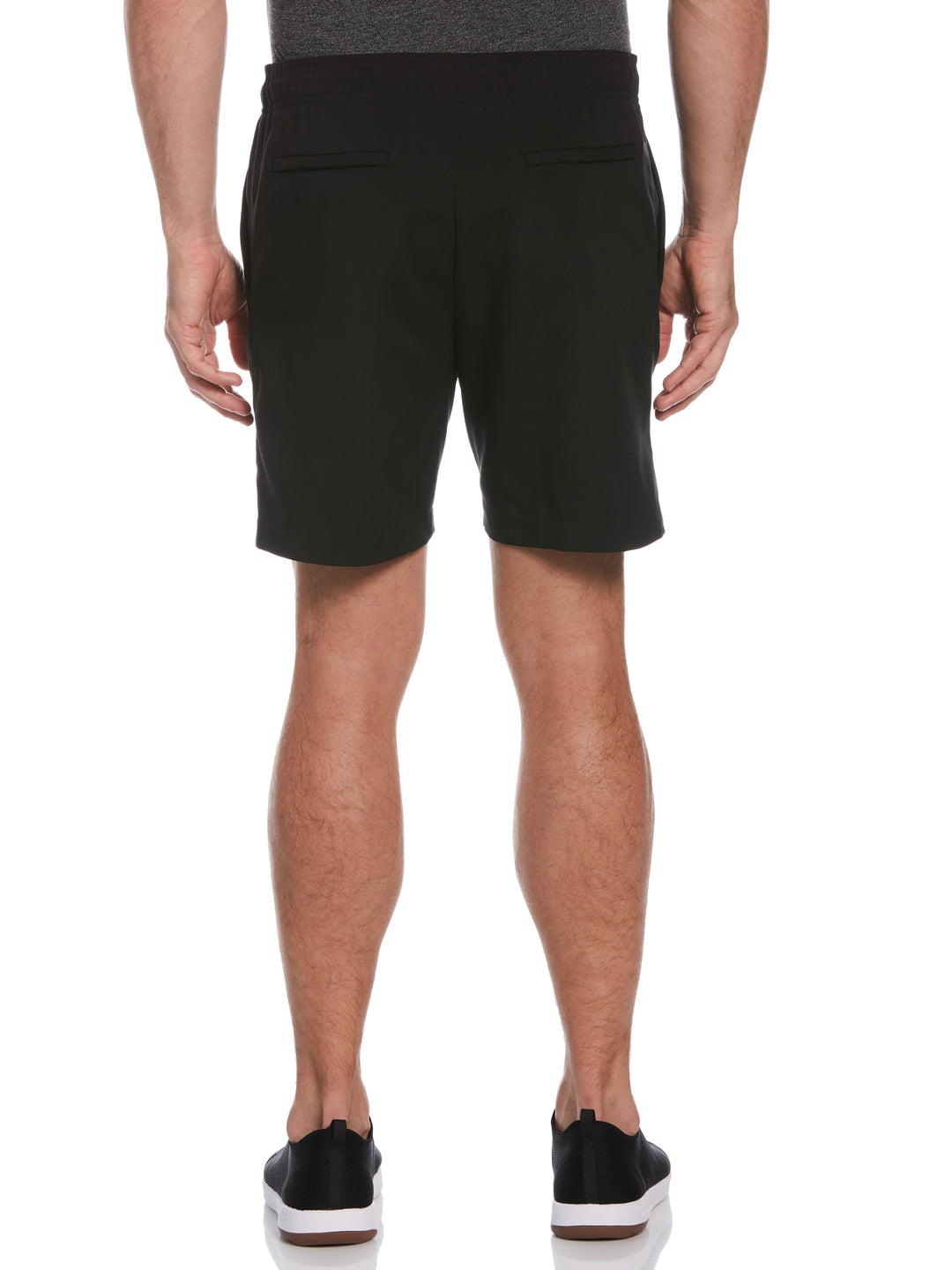 Ponte Knit Stretch Short (Black) 