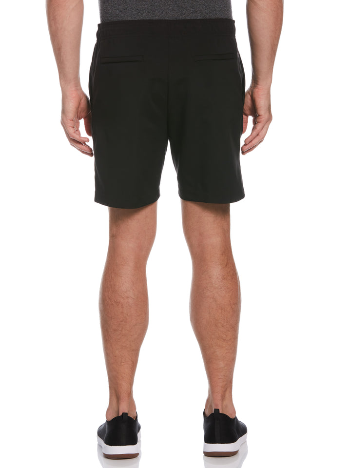 Ponte Knit Stretch Short (Black) 