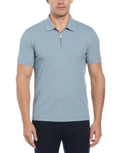 Quarter Zip Ribbed Polo (Citadel) 