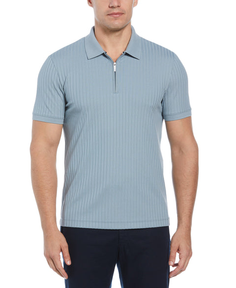 Quarter Zip Ribbed Polo (Citadel) 