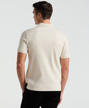 Quarter Zip Ribbed Polo (Birch) 