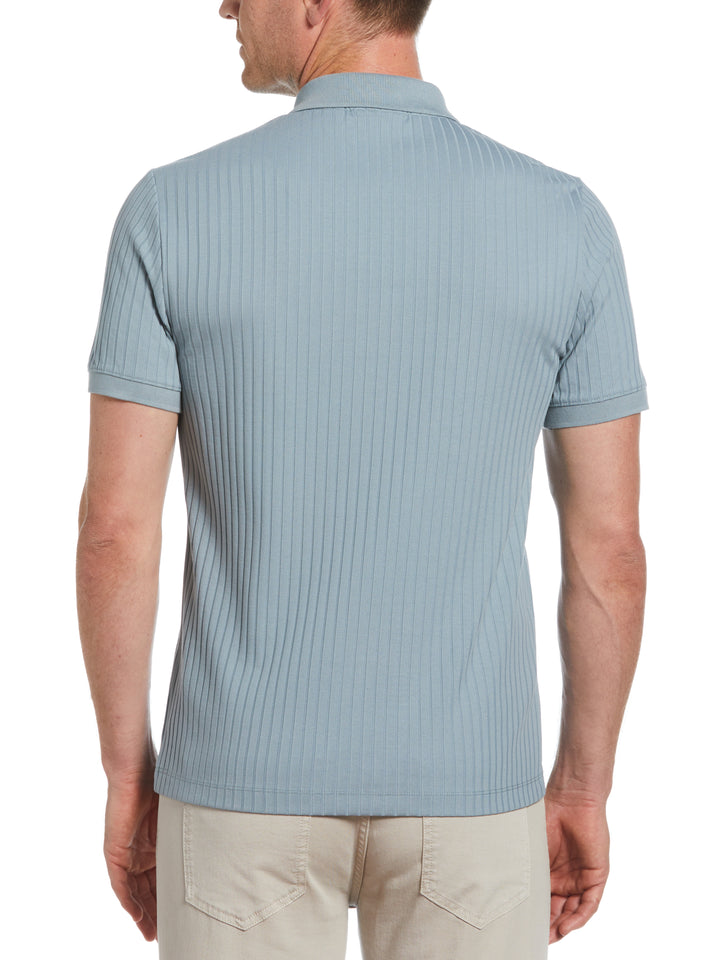 Quarter Zip Ribbed Polo (Citadel) 