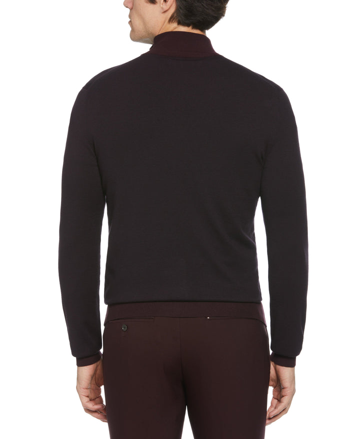 Tech Quarter Zip Sweater (Port) 
