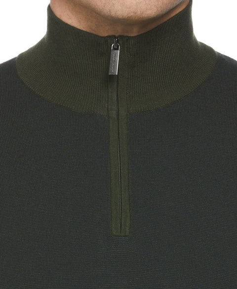Quarter Zip Tech Sweater (Rosin) 
