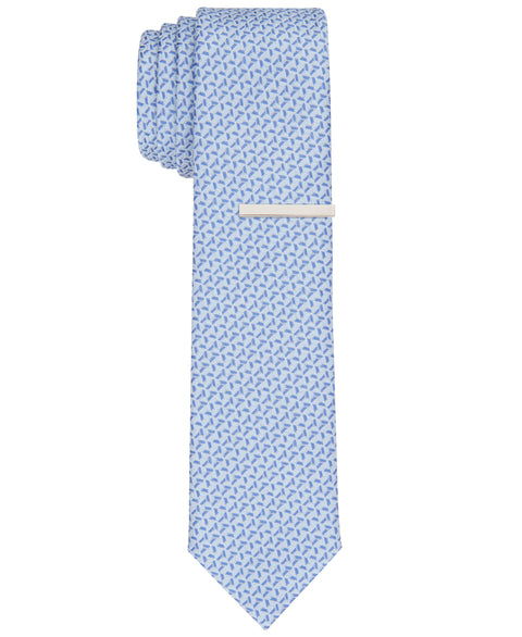 ROVA GEO SLIM TIE (Blue) 
