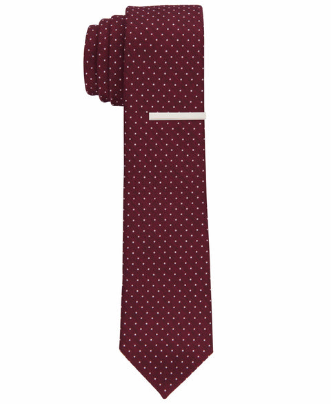 Randall Dot Slim Tie (Red) 