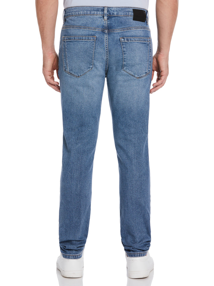 Slim Tapered Light Indigo Denim Pants (Light Indigo) 