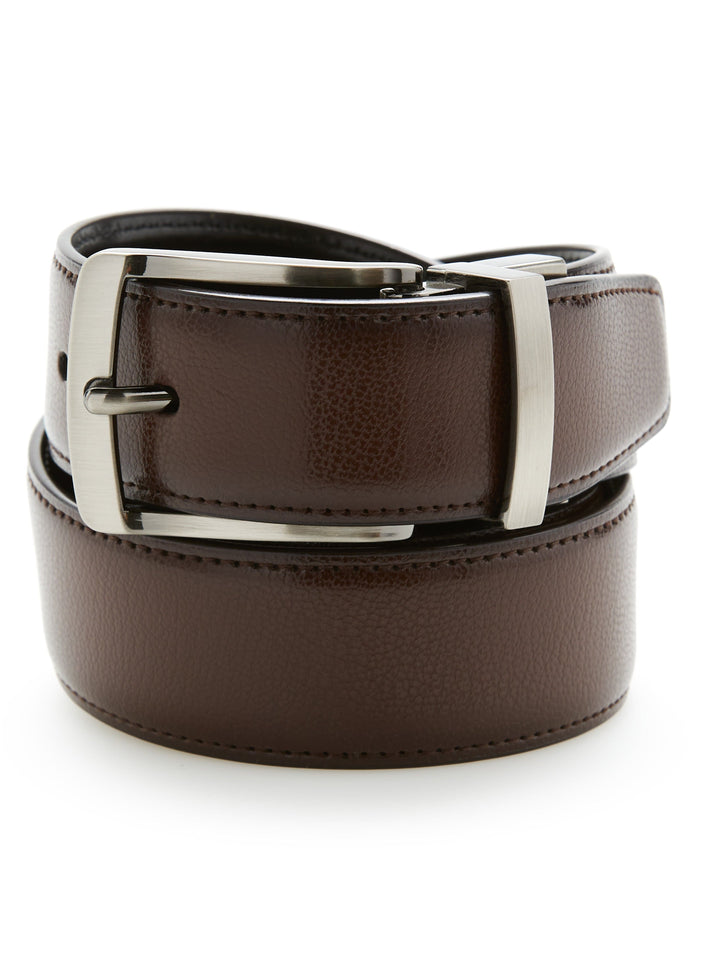 Burnished Edge Belt (Burnished Edge Brn/Blk) 