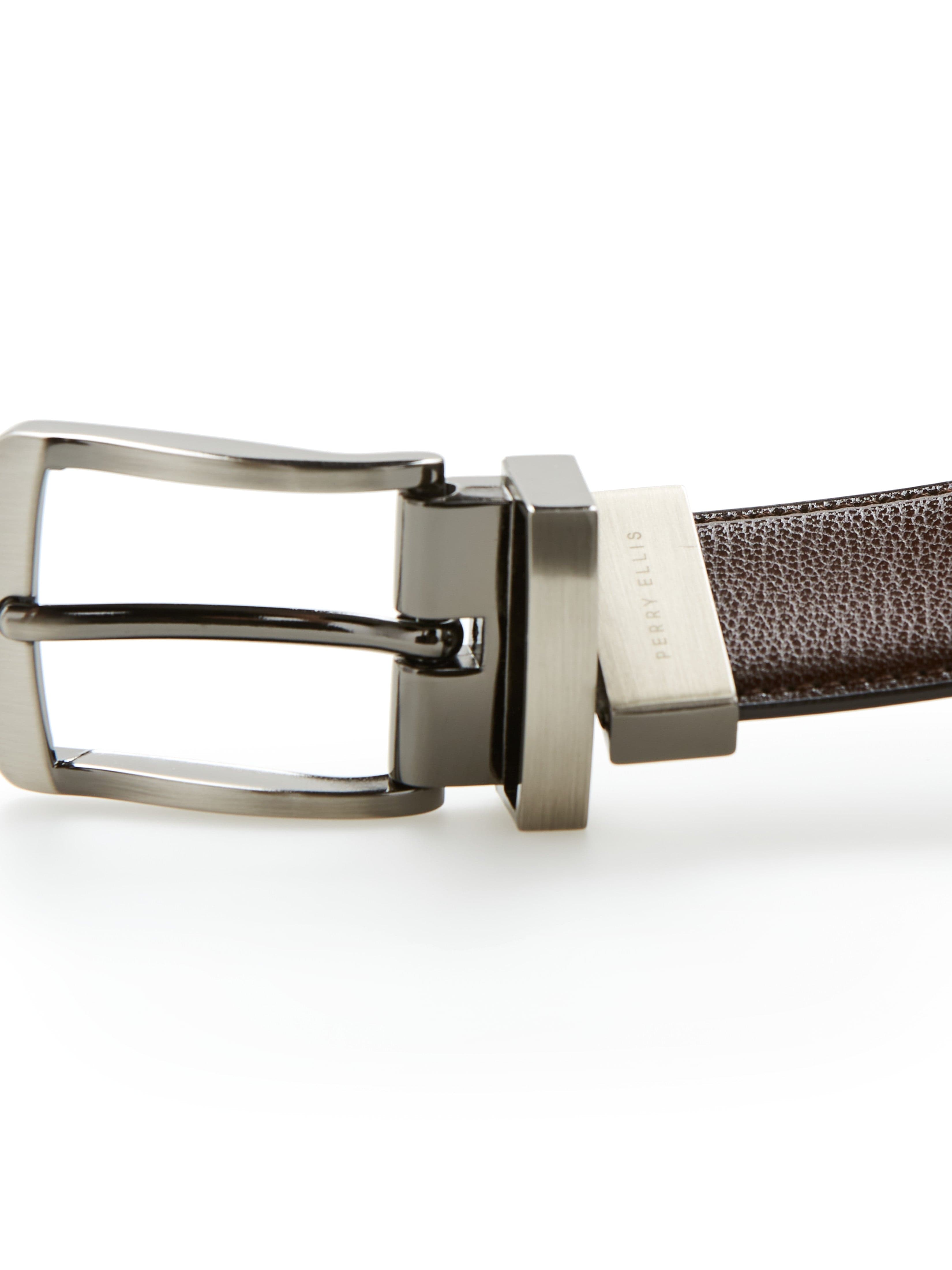 Reversible Burnished Edge Belt – Perry Ellis