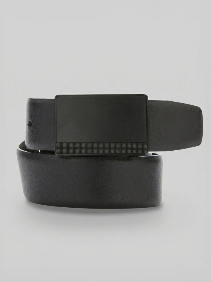Black Pattern Plaque Belt (Blk20) 