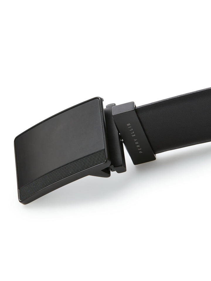 Black Pattern Plaque Belt (Blk20) 