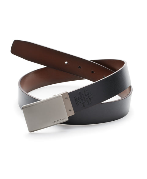 Reversible Matte At Me Belt Brn30 Perry Ellis