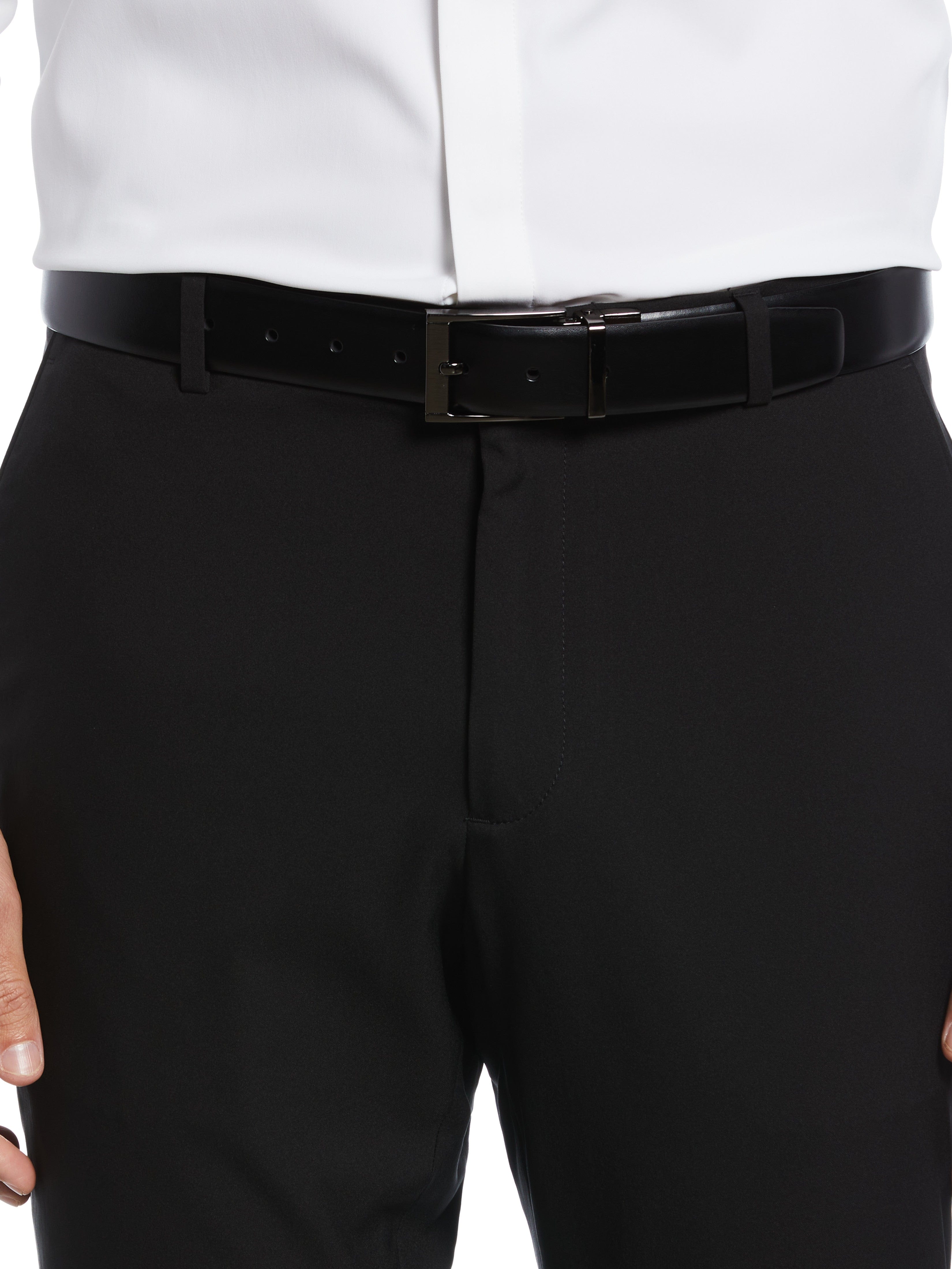 Reversible Scratch Leather Belt – Perry Ellis