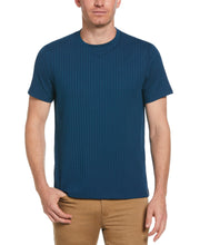 Rib Knit Crew Neck Tee (Gibraltar Sea) 