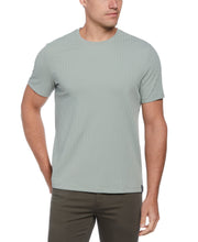 Rib Knit Crew Neck Tee (Iceberg Green) 