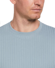 Rib Knit Crew Neck Tee (Citadel) 