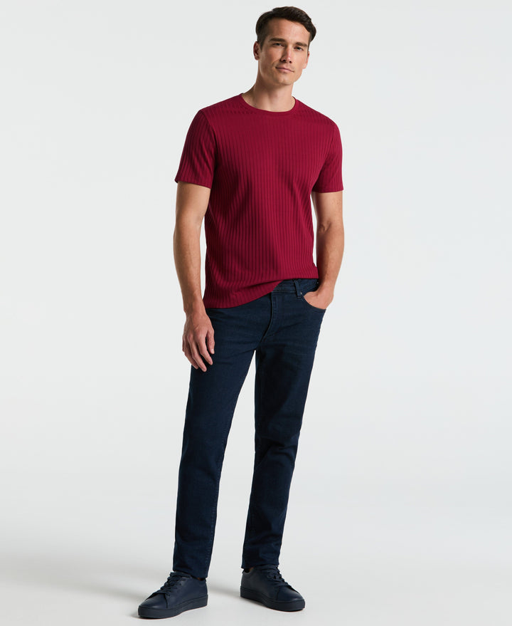 Solid Crew Tee (Rumba Red) 