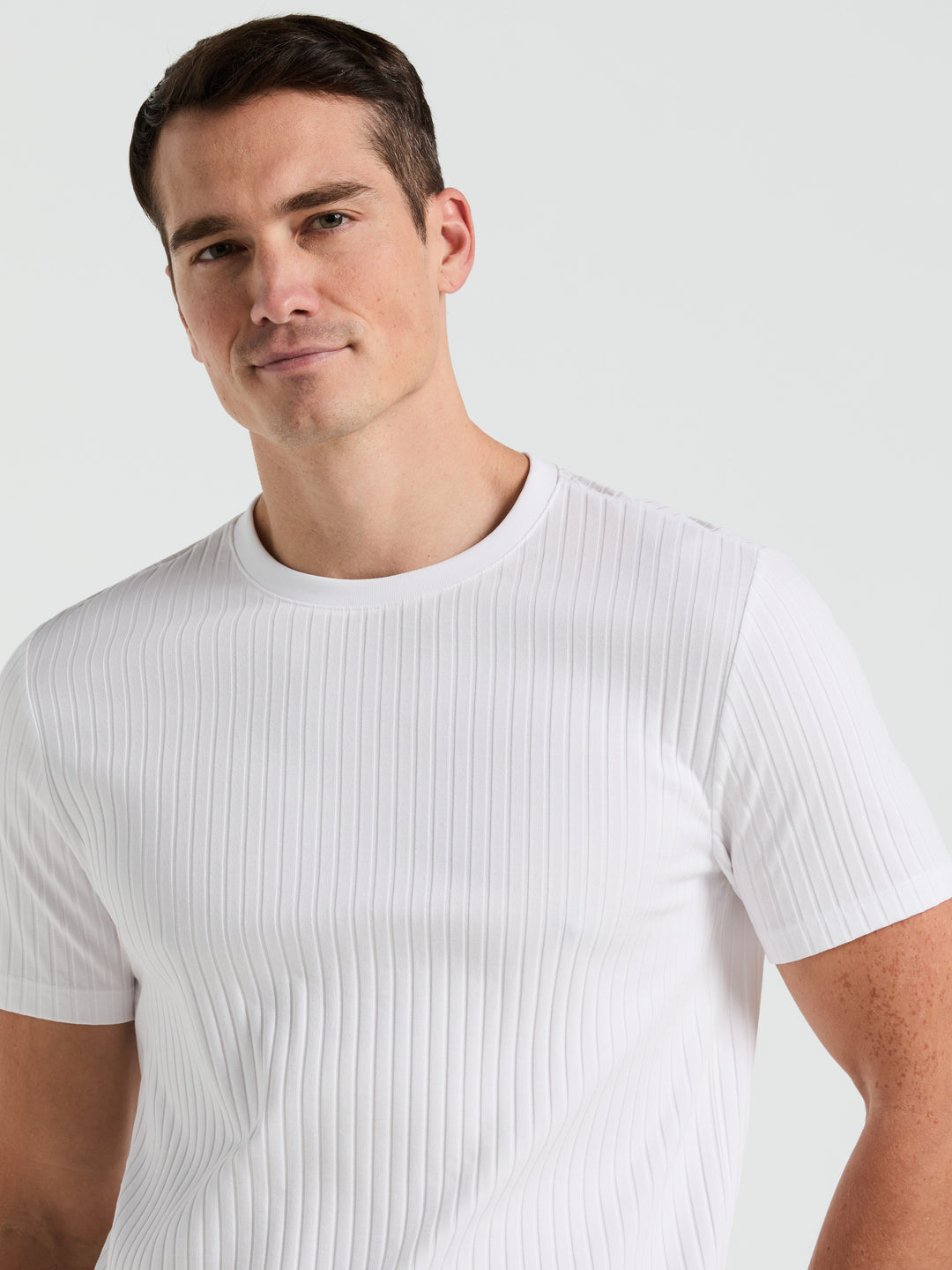 Solid Crew Tee (Bright White) 