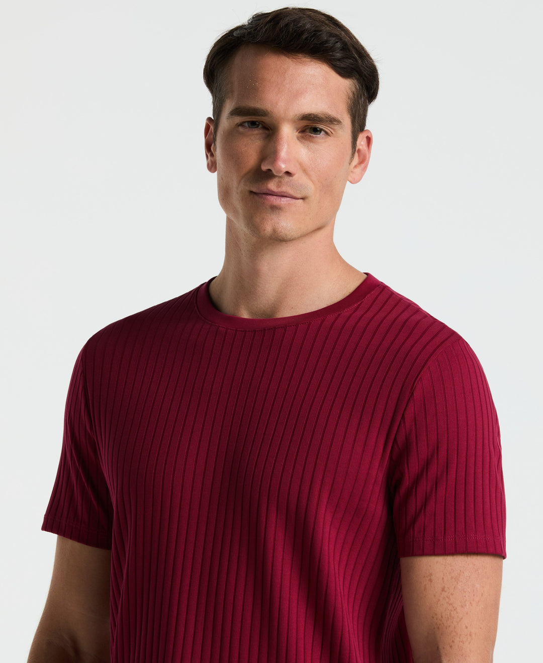 Solid Crew Tee (Rumba Red) 