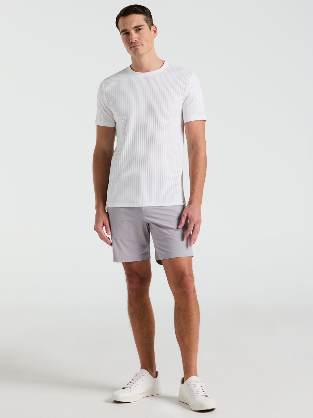 Solid Crew Tee (Bright White) 