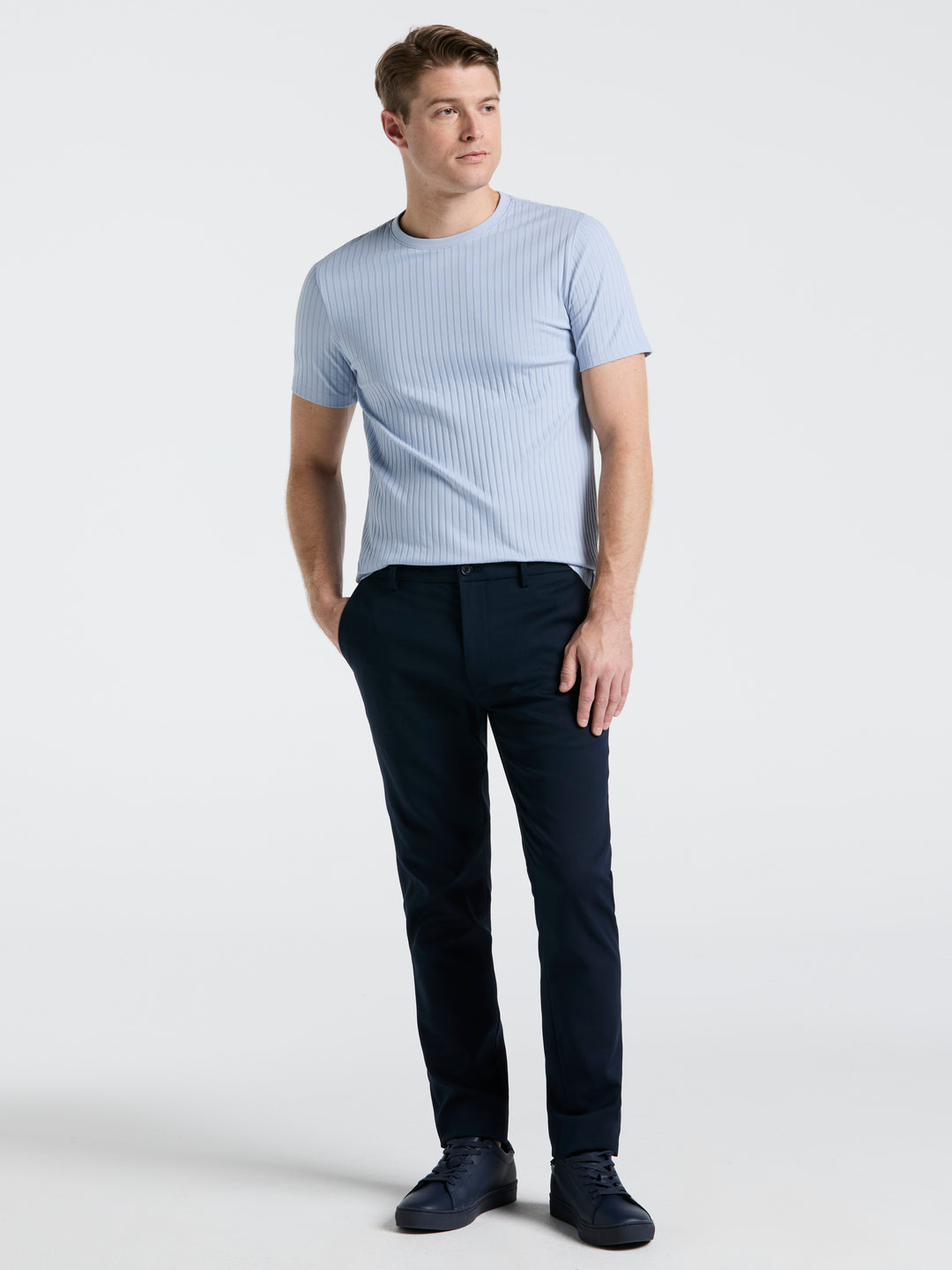 Solid Crew Tee (Kentucky Blue) 