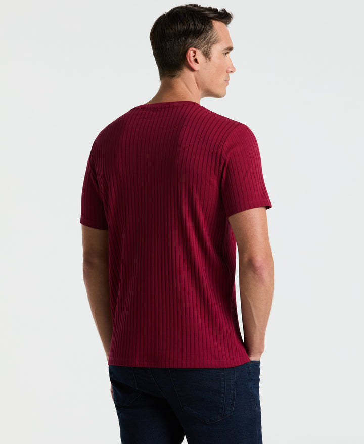 Solid Crew Tee (Rumba Red) 
