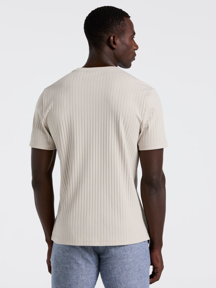 Solid Crew Tee (Light Heather Grey) 